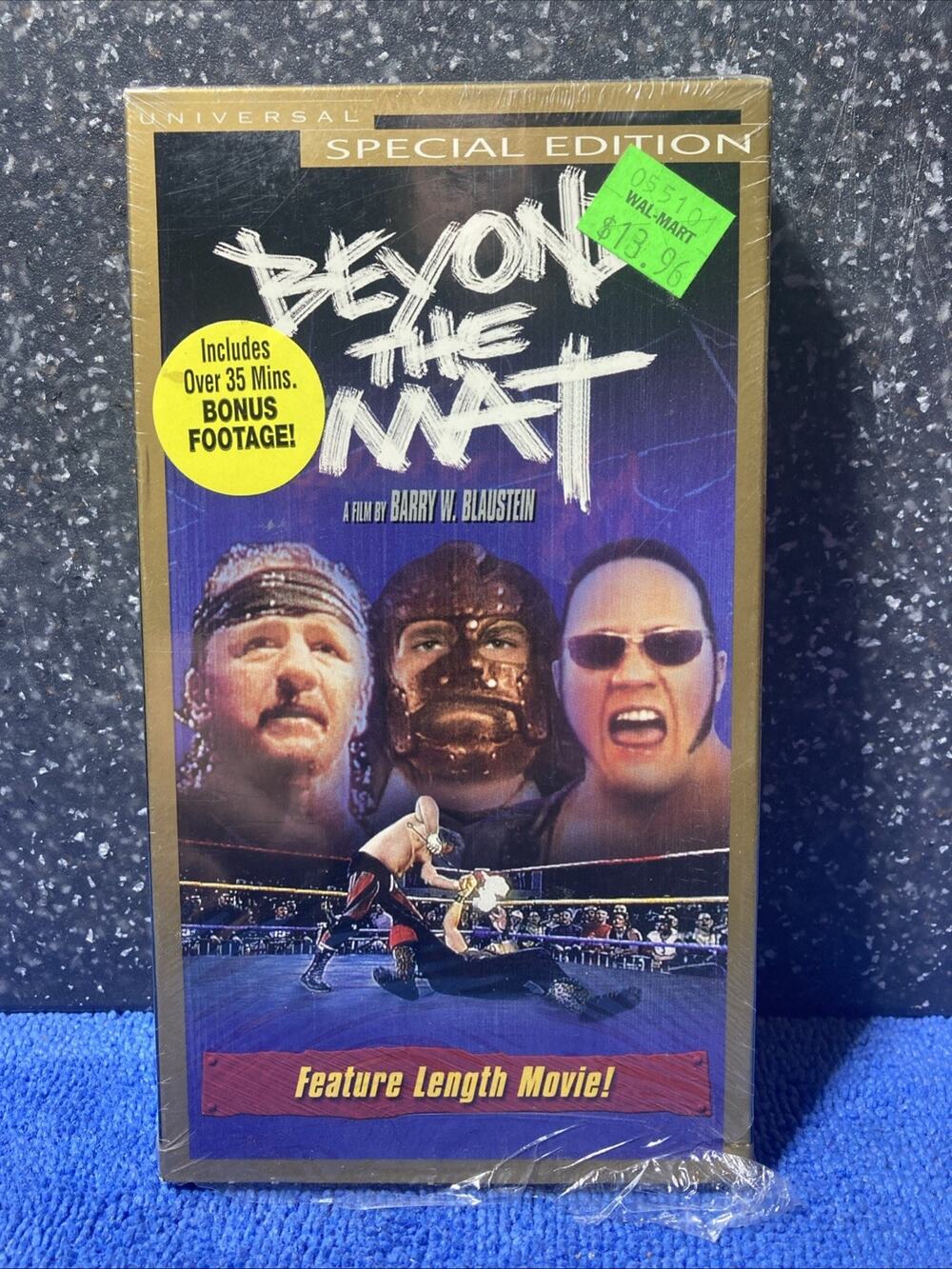 Universal BEYOND THE MAT Pro Wrestling VHS Video 2000 Special Edition 1999